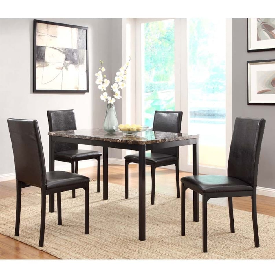 h brown table w  base   