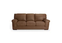 hps west tumbleweed leathermatch sofa   