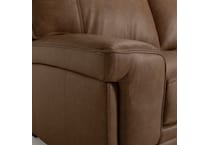 hps west tumbleweed leathermatch sofa   