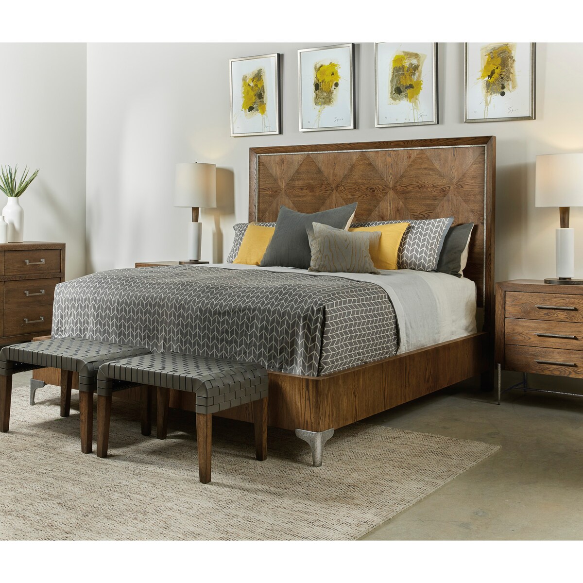 h brown sorrel queen bed hqb