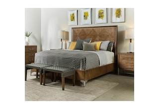 h brown sorrel queen bed hqb