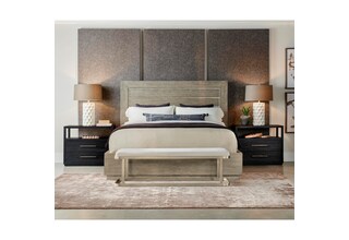 h shadow charred black nighstand
