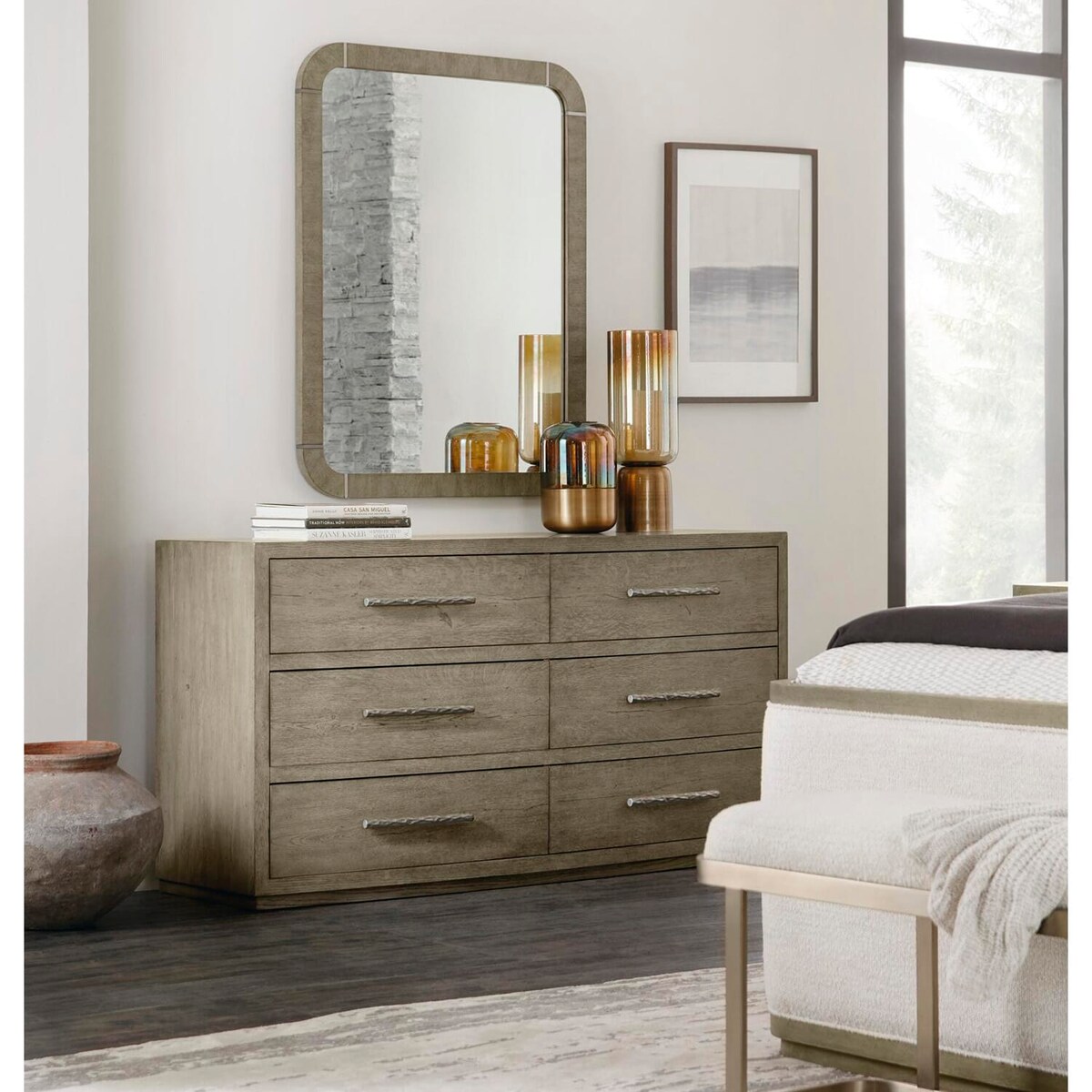 h weathered dresser   