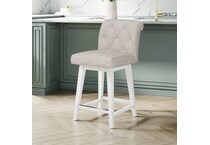 h beige fab stool seat h  