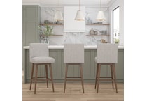 h brown fab stool seat h  