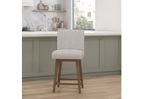 h brown fab stool seat h  