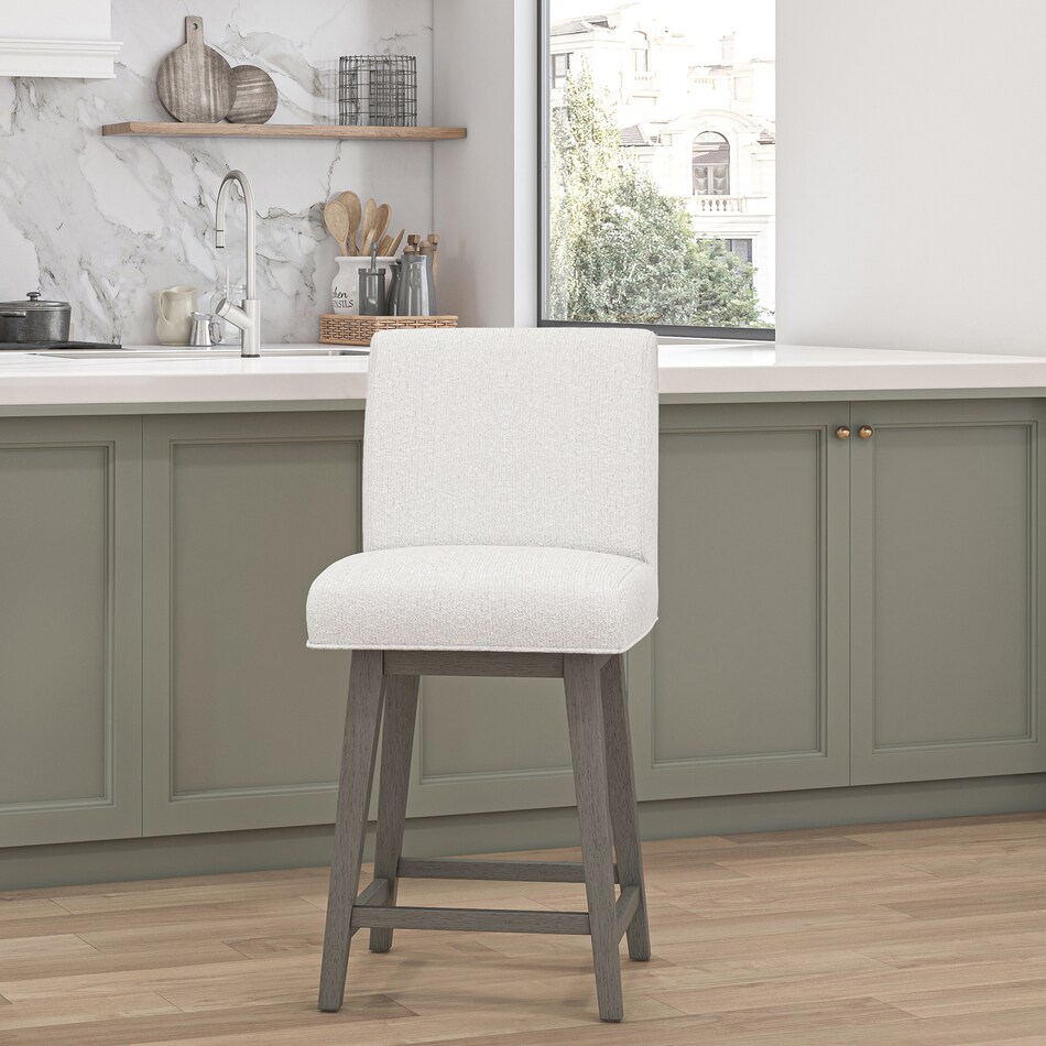 h gray fab stool seat h  