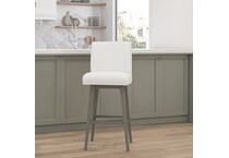 h gray fab stool seat h  