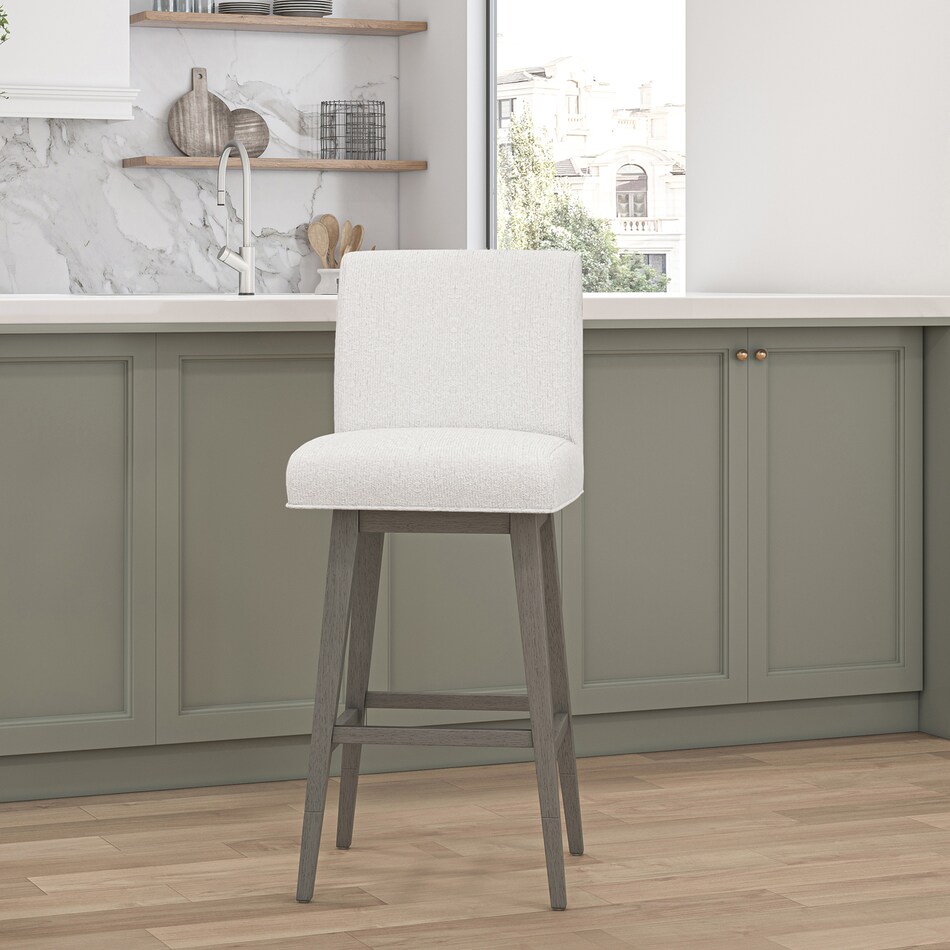 h gray fab stool seat h  