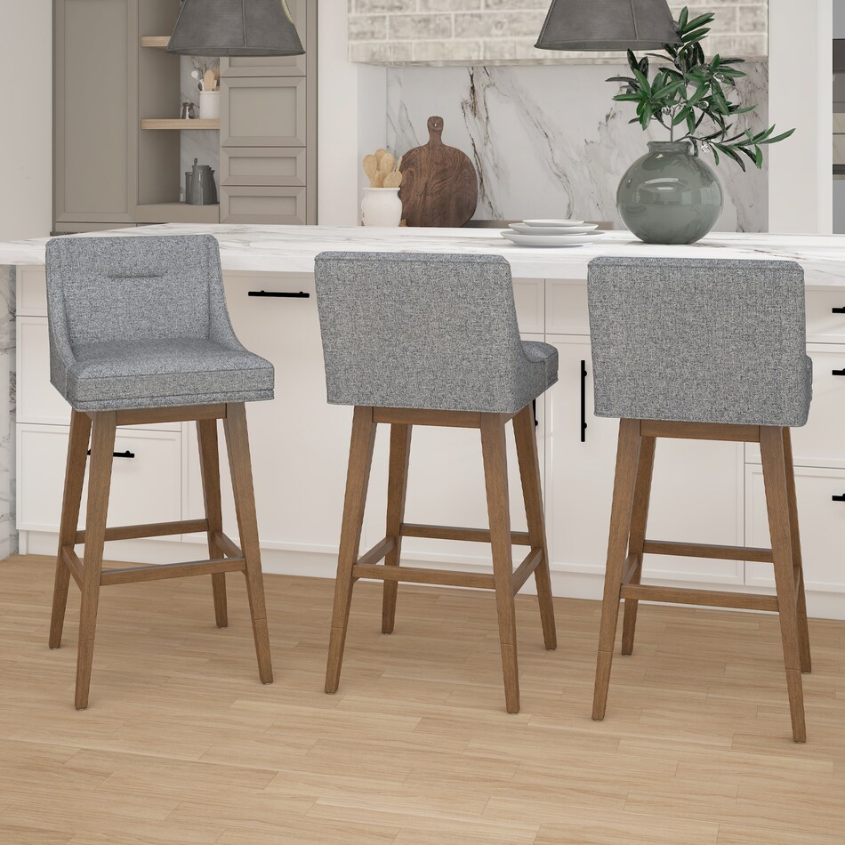 h gray fab stool seat h  