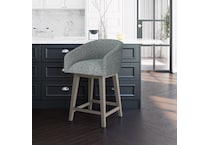 h gray fab stool seat h  