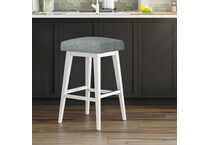 h gray fab stool seat h  