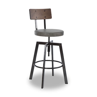 Industrial II Screw Stool