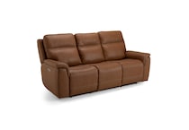harvest leathermatch sofa   