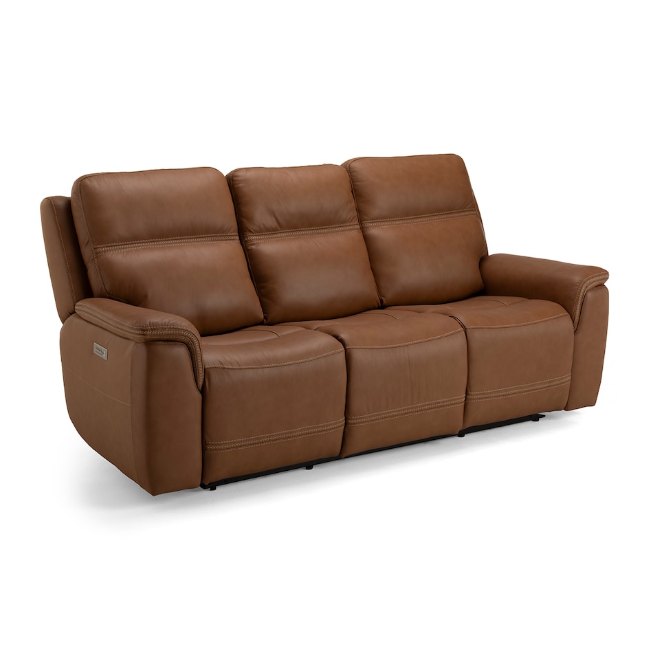 harvest leathermatch sofa   