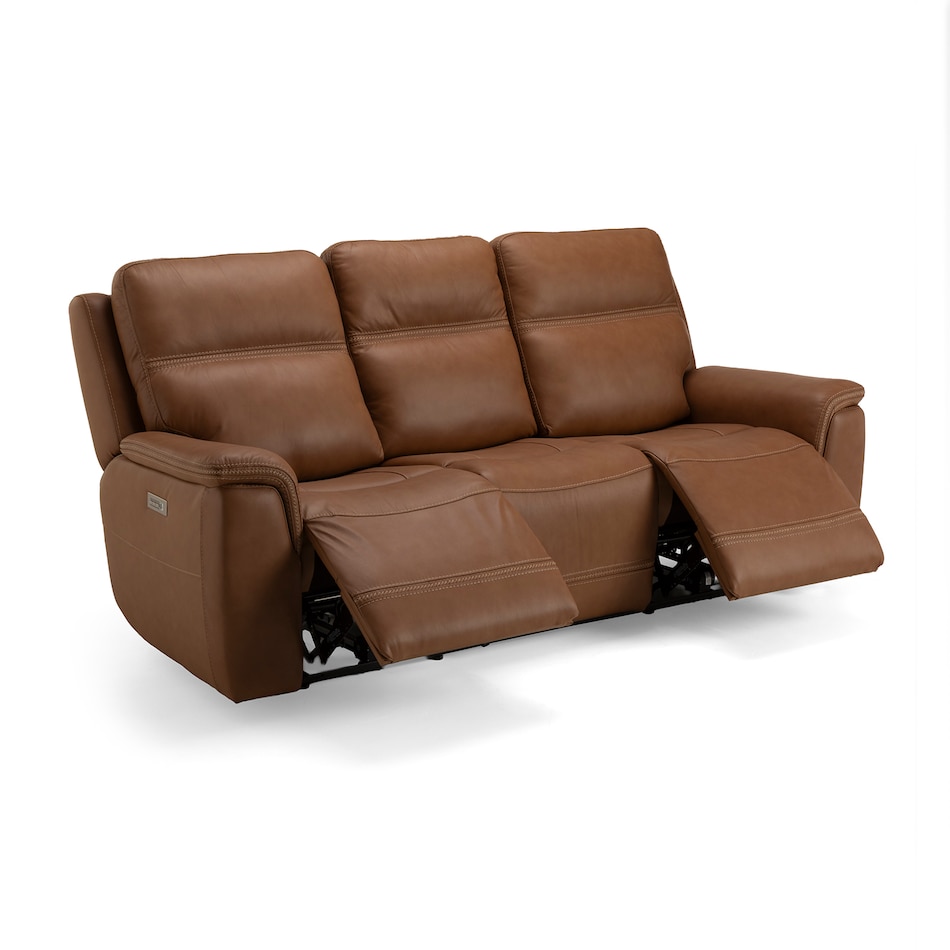 harvest leathermatch sofa   