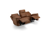 harvest leathermatch sofa   