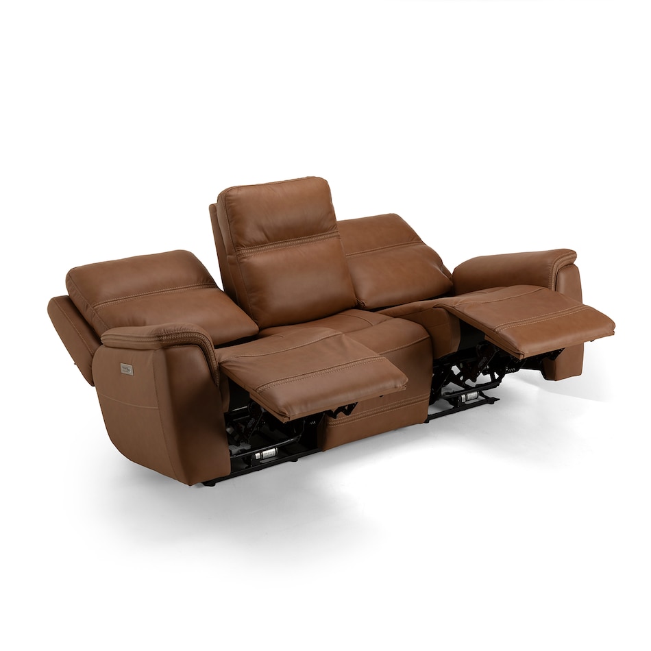 harvest leathermatch sofa   