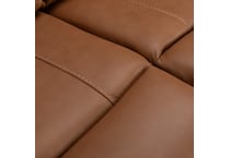 harvest leathermatch sofa   