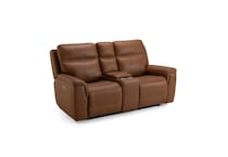 harvest leathermatch sofa   