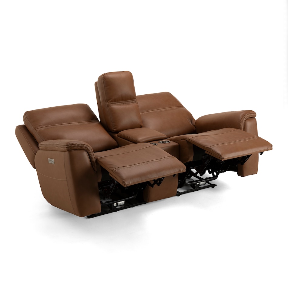 harvest leathermatch sofa   