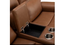 harvest leathermatch sofa   