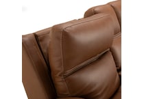 harvest leathermatch sofa   