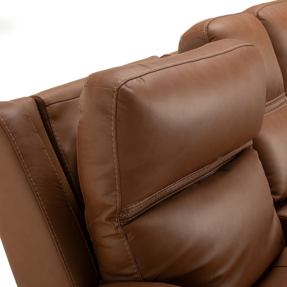 harvest leathermatch sofa   