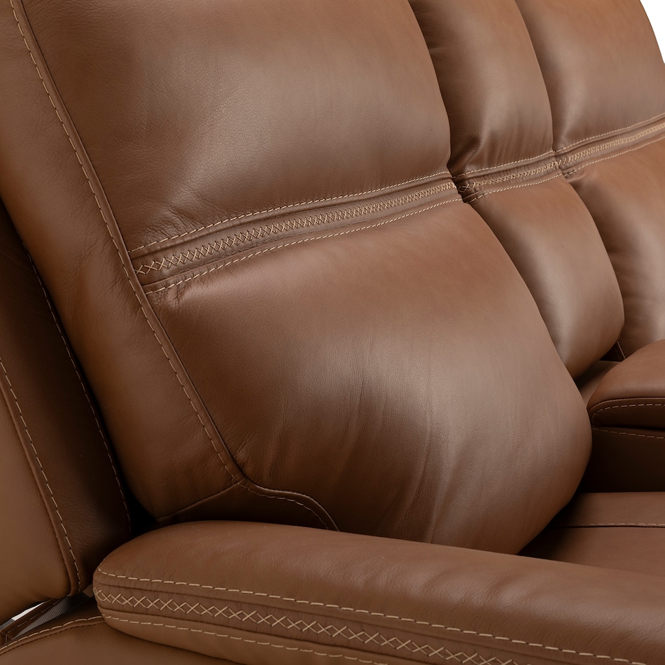 harvest leathermatch sofa   