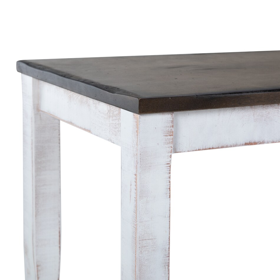 heritage taupe dove white solid wood dining   