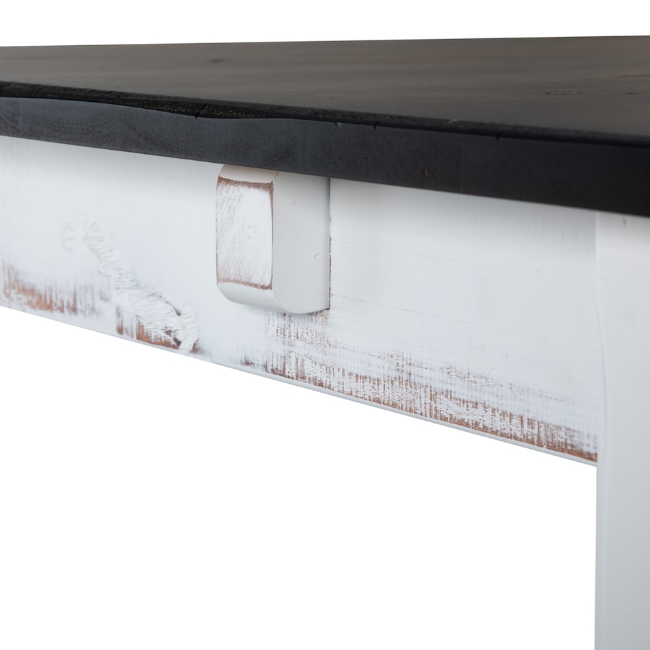 heritage taupe dove white solid wood dining   
