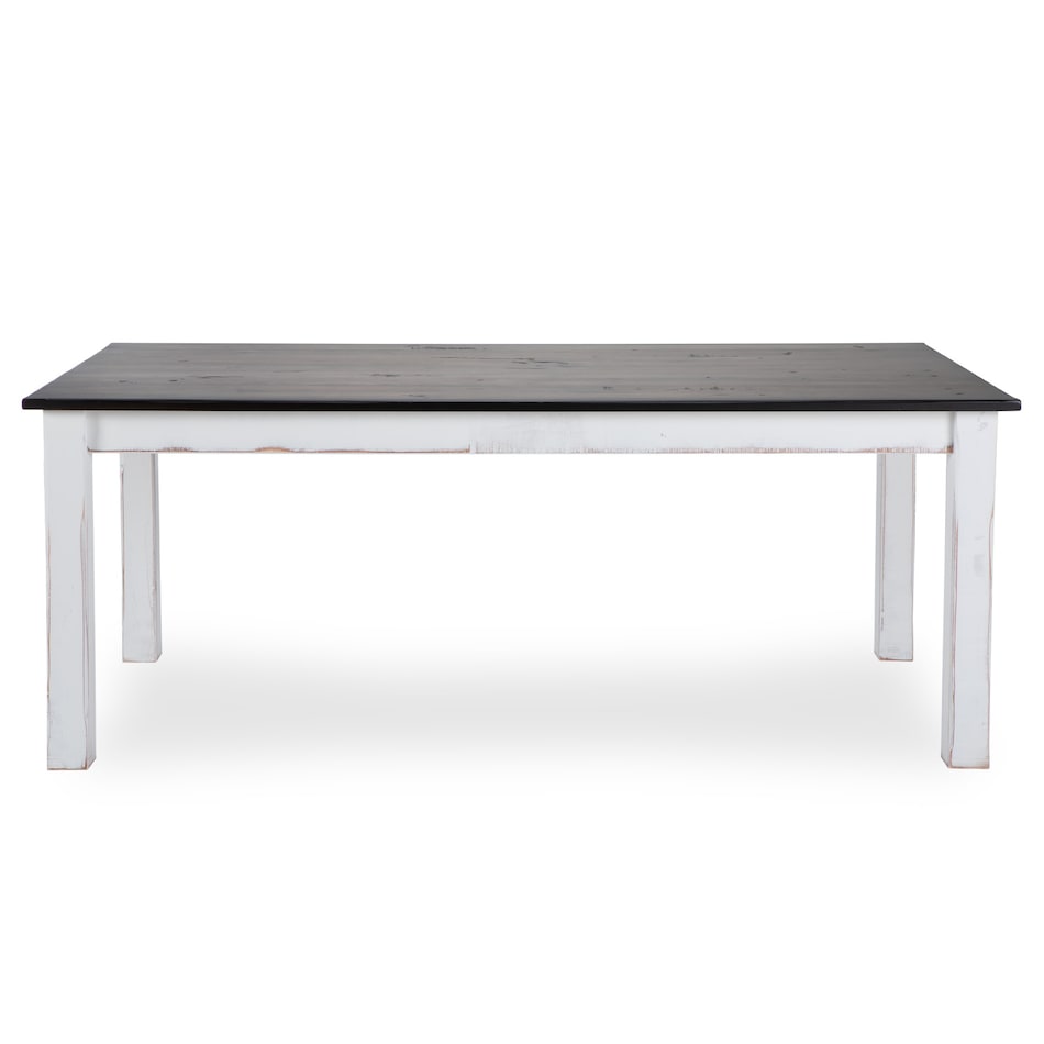heritage taupe dove white solid wood dining   