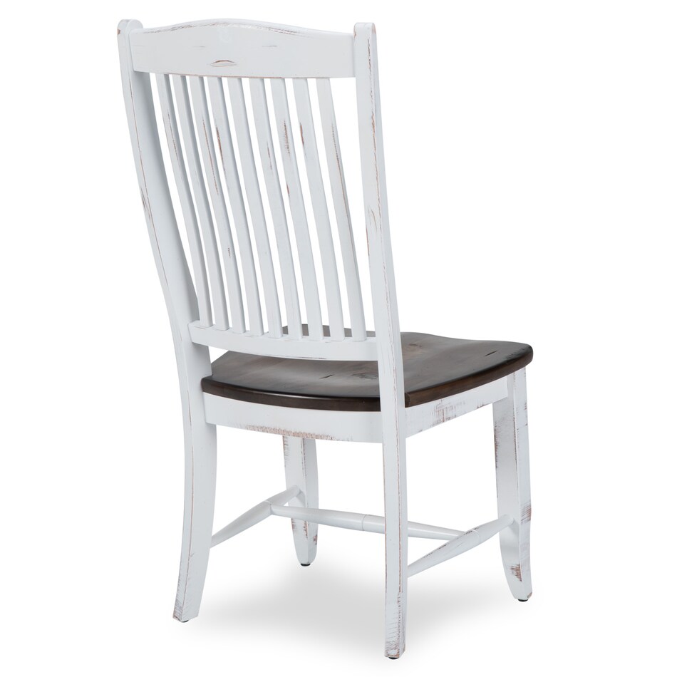 heritage taupe dove white solid wood dining   