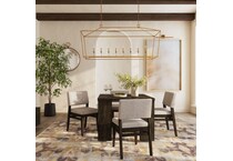 ifxt dark brown package dining set ifxpc  