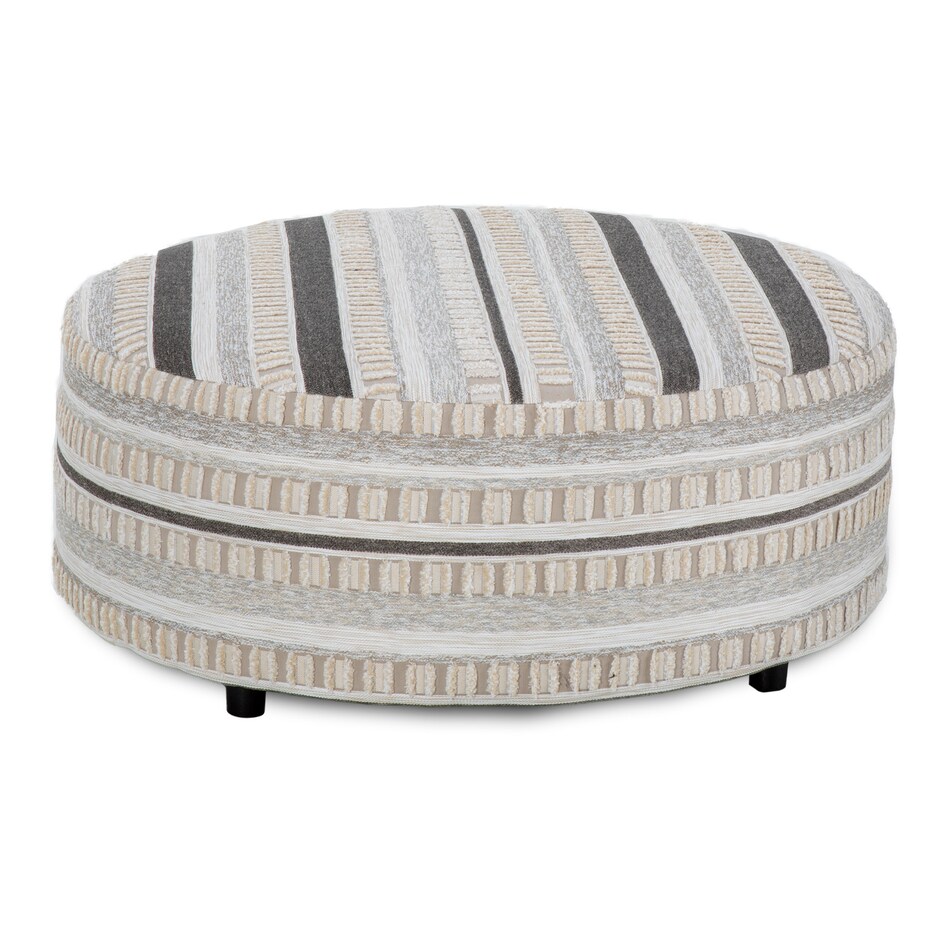indiana stripe beige sectional stationary   