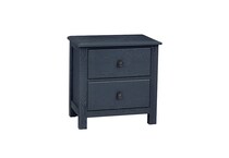 indigo solid wood bedroom   