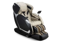 ivory black massage rocker recliner cczm  