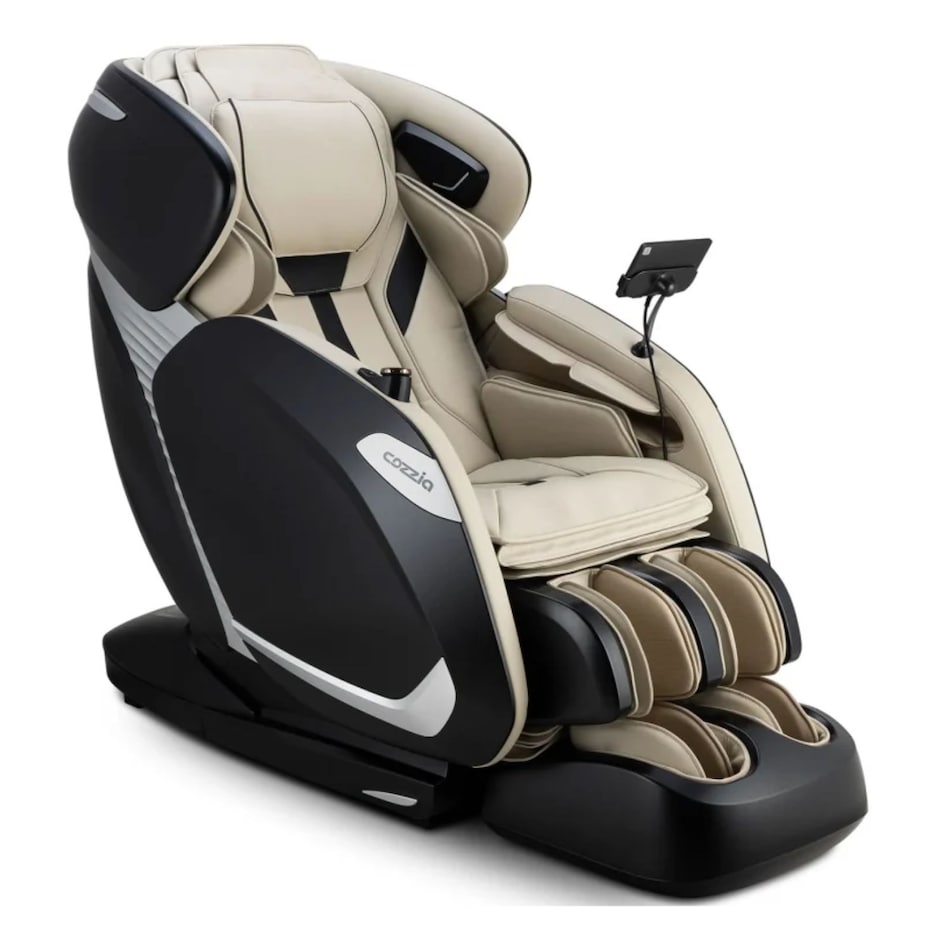 ivory black massage rocker recliner cczm  