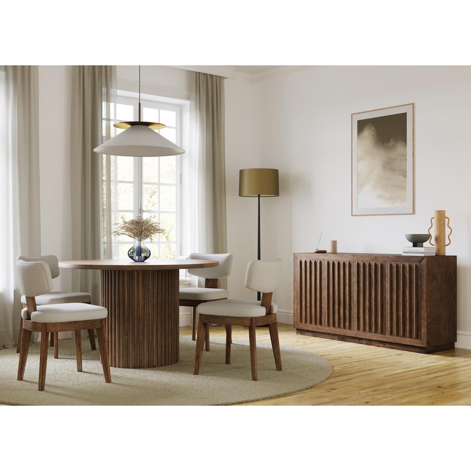 jt brown curio console   