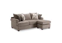 kittery pewter casual sofas   