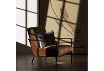 l orange uph chair   