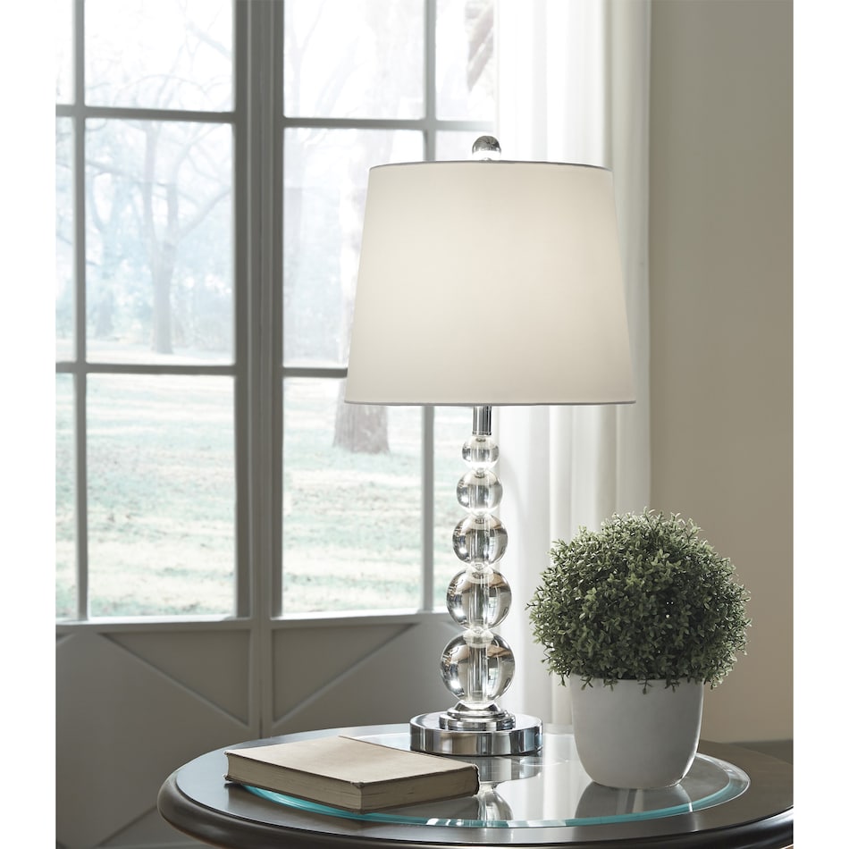 l glass table lamp   