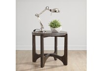 l end chairside table   