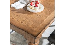 l brown table w  base   