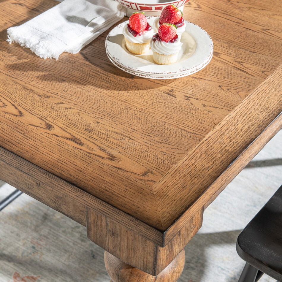 l brown table w  base   