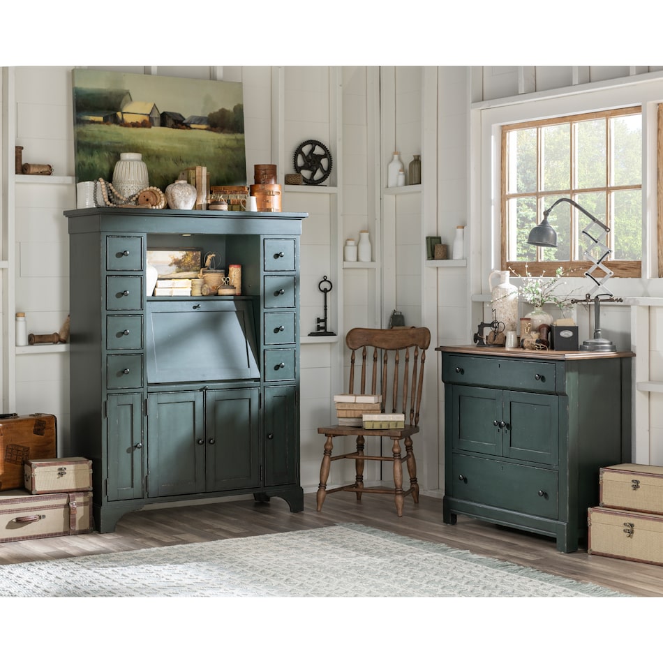 l green file cabinet   