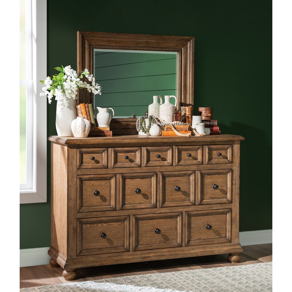 l brown dresser   