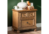 l brown nightstand   