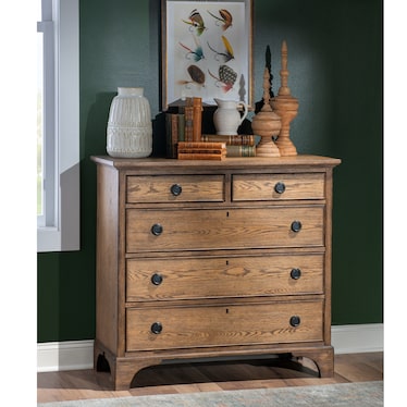 Vintage Brown Accent Chest