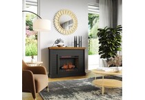 l fireplace mantel console  room image  